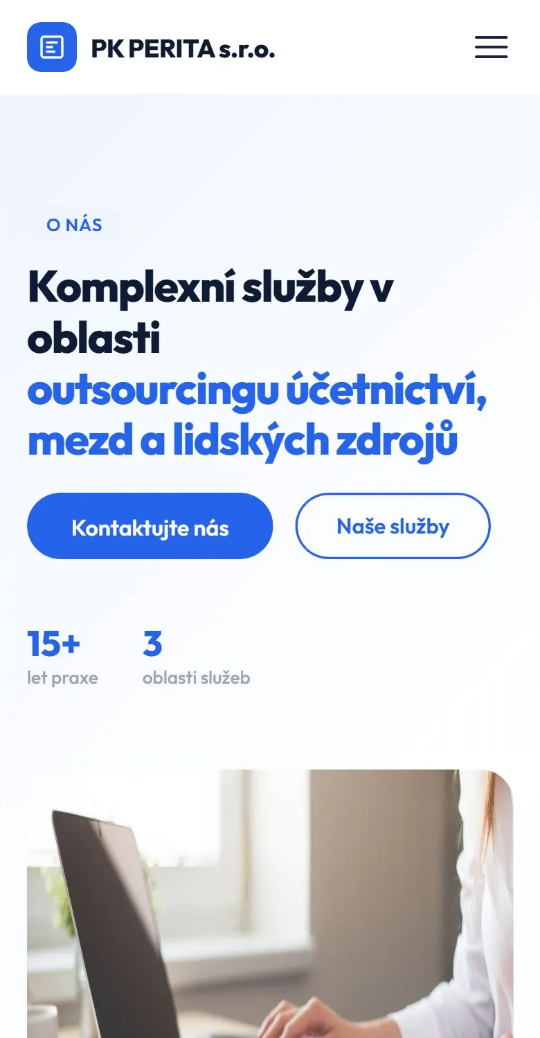Web PK PERITA na mobilu